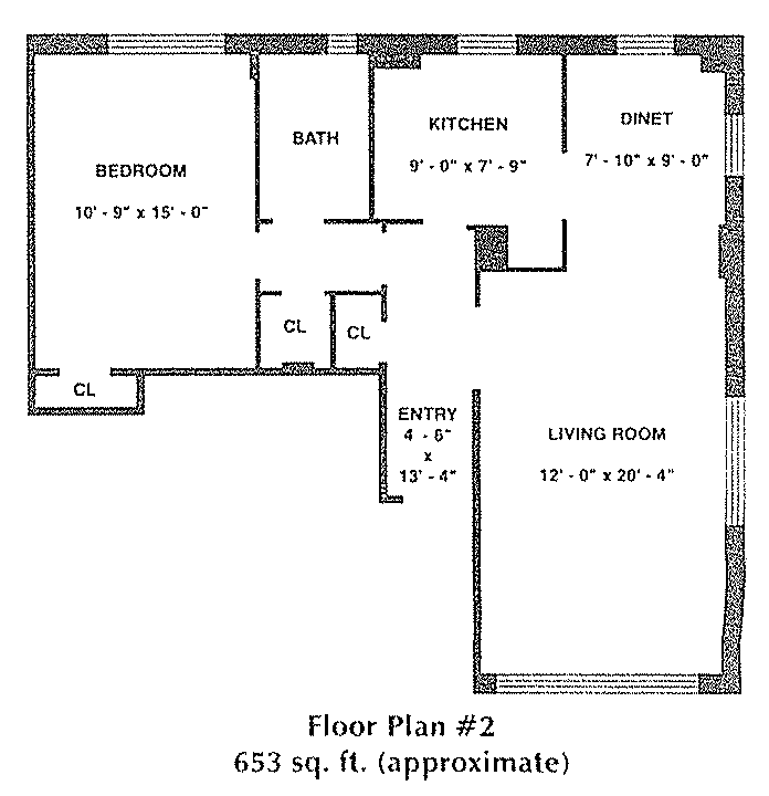 1 Bedroom 1 Bathroom In Harrisburg Floor Plan 1 Bed 1 Bath Apt In Harrisburg Floor Plan